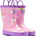 Botas de lluvia de goma para niños Mucky Wear, botas para niñas