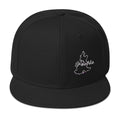 Puebla Snapback Hat Black