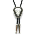 Retro metal  bolo tie