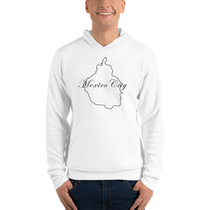 Mexico Unisex Hoodie, S, White