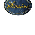 Sinaloa Embroidered Patch, Black, 4"x3"