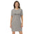 Sinaloa Vestido Organic Cotton T Shirt Dress , Heather gray, XS