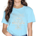 Vintage Space Western T-Shirts for Women – Cowboy Bebop Anime-Inspired Casual Blouses in Harajuku Style