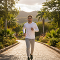 A pair of light gray Sonora Sports jogger pants with a waistband, waistline, and pockets visible.
