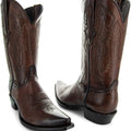 Soto boots mens burnished snip toe cowboy boots h50030