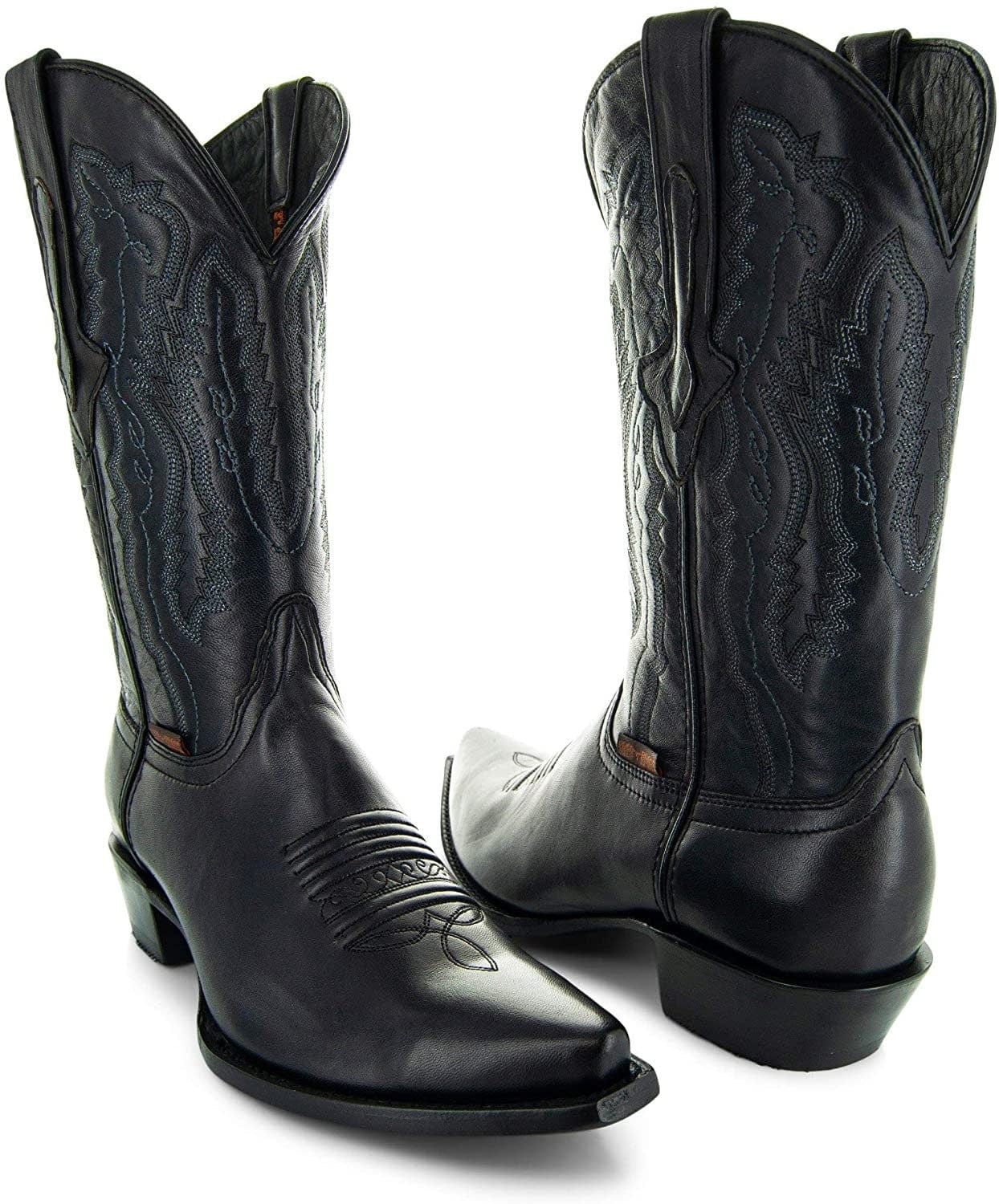 Soto boots mens burnished snip toe cowboy boots h50030