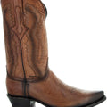 Soto boots mens burnished snip toe cowboy boots h50030