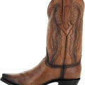 Soto boots mens burnished snip toe cowboy boots h50030