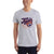 Men's heather gray T-shirt with Tigers logo and star accents