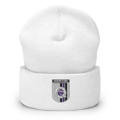 Club Queretaro Cuffed Beanie, White, One Size
