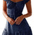 Vestido mini con escote en forma de corazón y mangas con volantes para mujer de Yobecho
