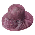 Organza Derby Hats for Women – Floral Fascinator, Tea Party Outfit Hat
