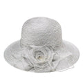 Organza Derby Hats for Women – Floral Fascinator, Tea Party Outfit Hat