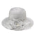 Organza Derby Hats for Women – Floral Fascinator, Tea Party Outfit Hat