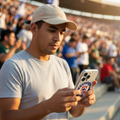 iPhone case featuring the Deportivo Cruz Azul Mexico logo on a clear background.