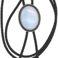 KeCol Fashion Western Native American Handmade Bola tie Vintage Emerald Stone Bolo Tie, Black, One Size