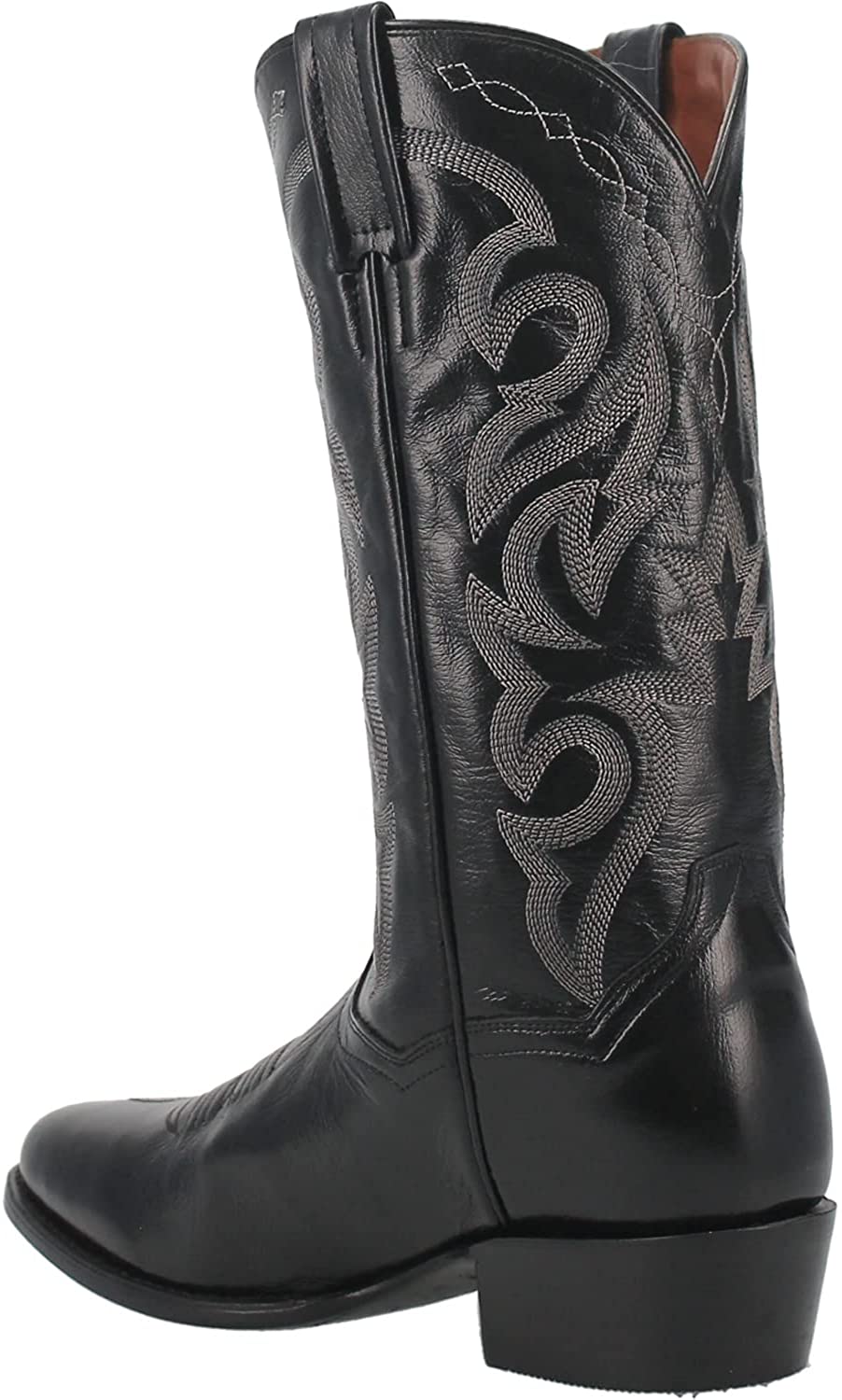 Dan Post Boots Mens Milwaukee Round Toe Boots Mid Calf   Black