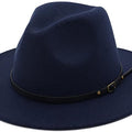 Sombrero Fedora con hebilla de cinturón para mujer de Lisianthus