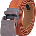 Marino Avenue Men’s Genuine Leather Ratchet Dress Belt with Linxx Buckle   Gift Box