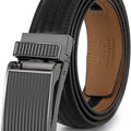 Marino Avenue Men’s Genuine Leather Ratchet Dress Belt with Linxx Buckle   Gift Box