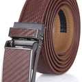 Marino Avenue Men’s Genuine Leather Ratchet Dress Belt with Linxx Buckle   Gift Box