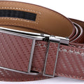 Marino Avenue Men’s Genuine Leather Ratchet Dress Belt with Linxx Buckle   Gift Box