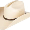 Queue Essentials Western Style Pinch Front Straw Canvas Cowboy Cowgirl Straw Hat