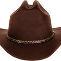 Queue Essentials Western Style Pinch Front Straw Canvas Cowboy Cowgirl Straw Hat