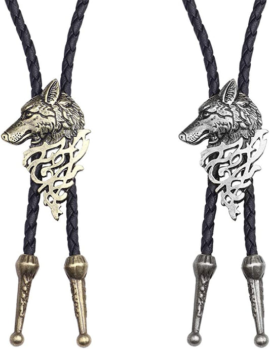 DEYA LTD COOLLA Bolo tie- Handmade Western Cowboy Black Vintage Cicada Pendant for Women,Men