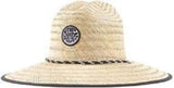 GorrasVaqueras Rip curl men's paradise straw lifeguard sun hat, adjustable straw hat for men